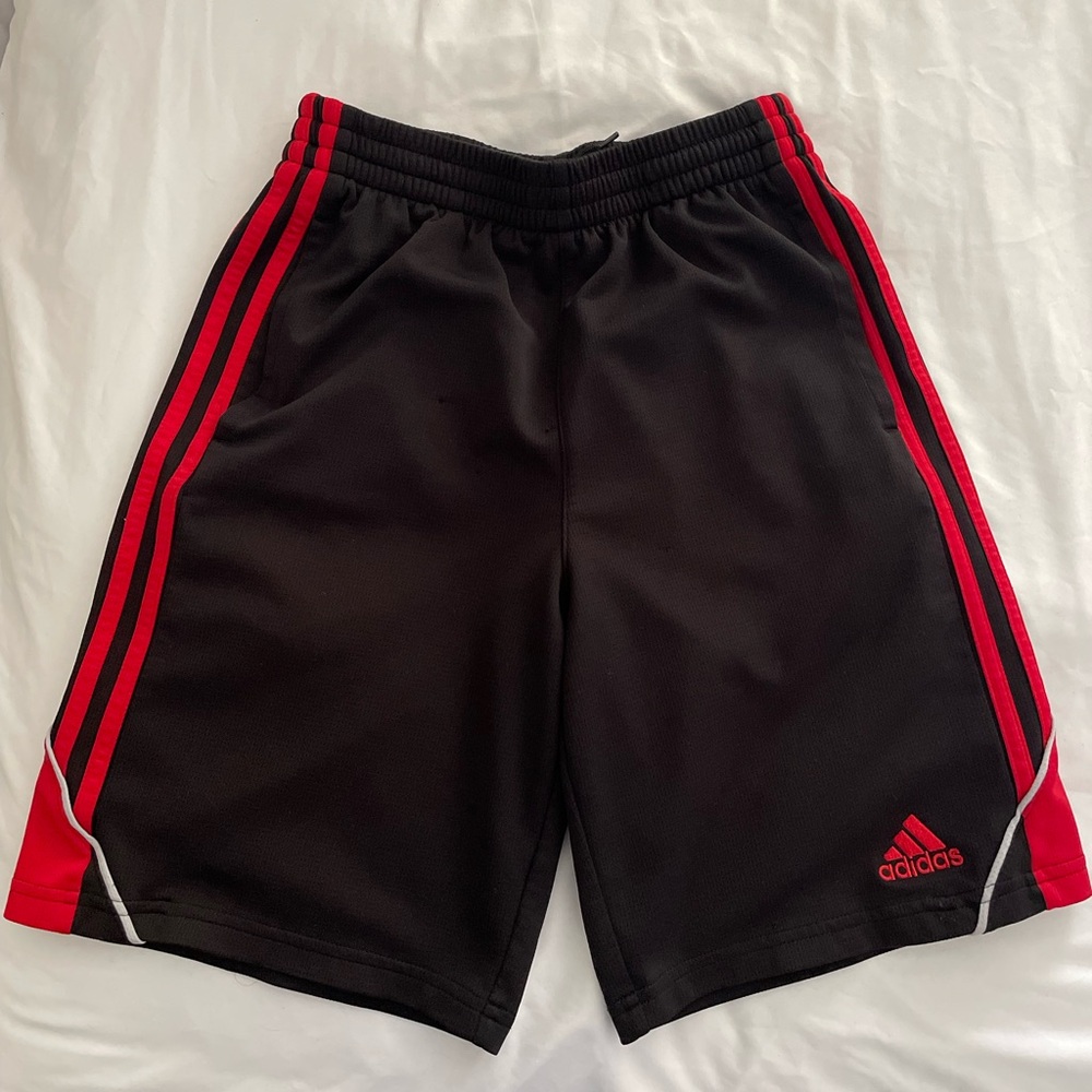Black adidas shorts